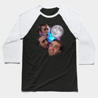 Nic Cage Howl at the Moon Baseball T-Shirt